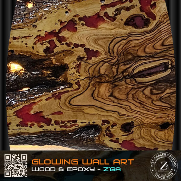 Glowing Woodgrain Wall Art Décor - Z13A