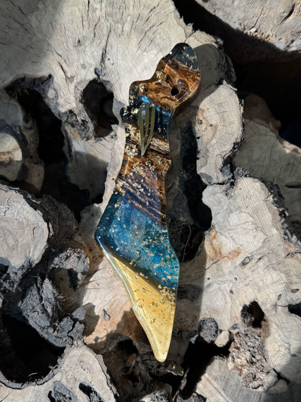 Map of Israel Mezuzah #0388