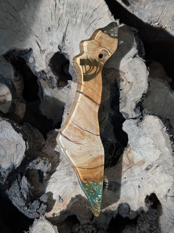 Map of Israel Mezuzah #0390