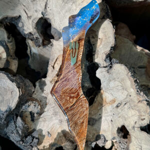 Map of Israel Mezuzah #0398