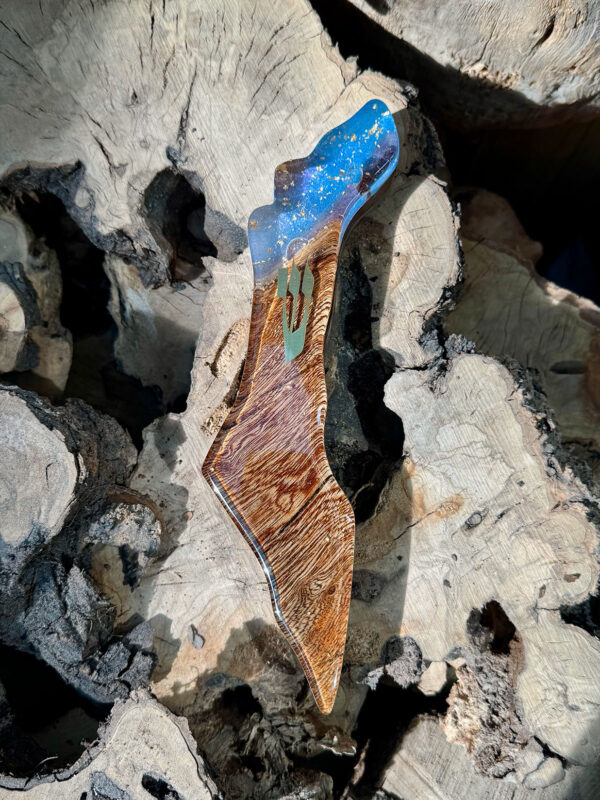Map of Israel Mezuzah #0398