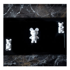 K-Pop Pop Art Epoxy - White Trio Gummy Bears